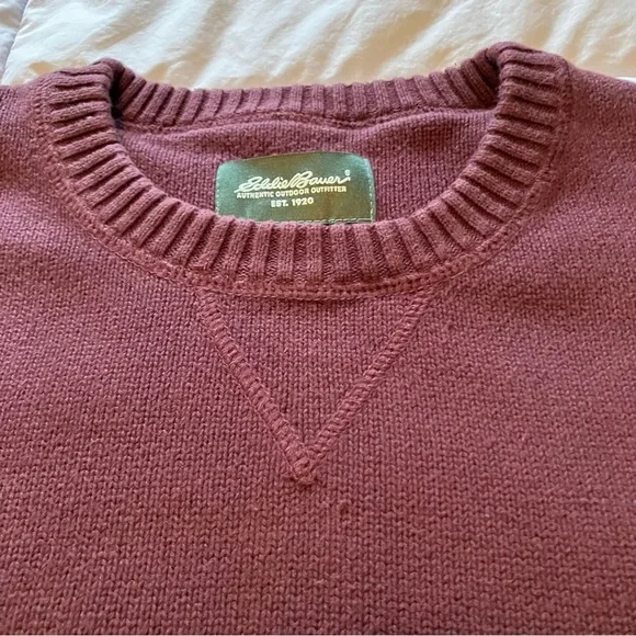 Eddie Bauer Burgundy Pullover Sweater - XXL - Picture 7 of 7